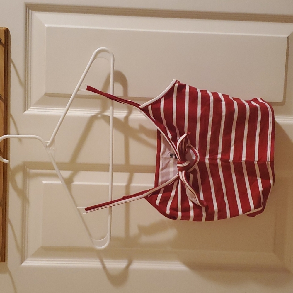 Pacsun ME TO WE essentials red and white tank top Size XS